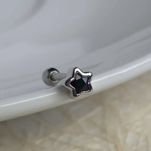 36040 黑色小鑽星星（單售）