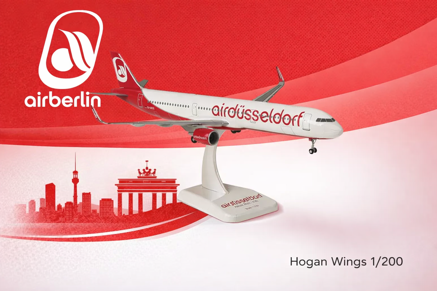 Hogan wings 1/200 柏林航空 A321-200 D-ABCO 標準塗裝