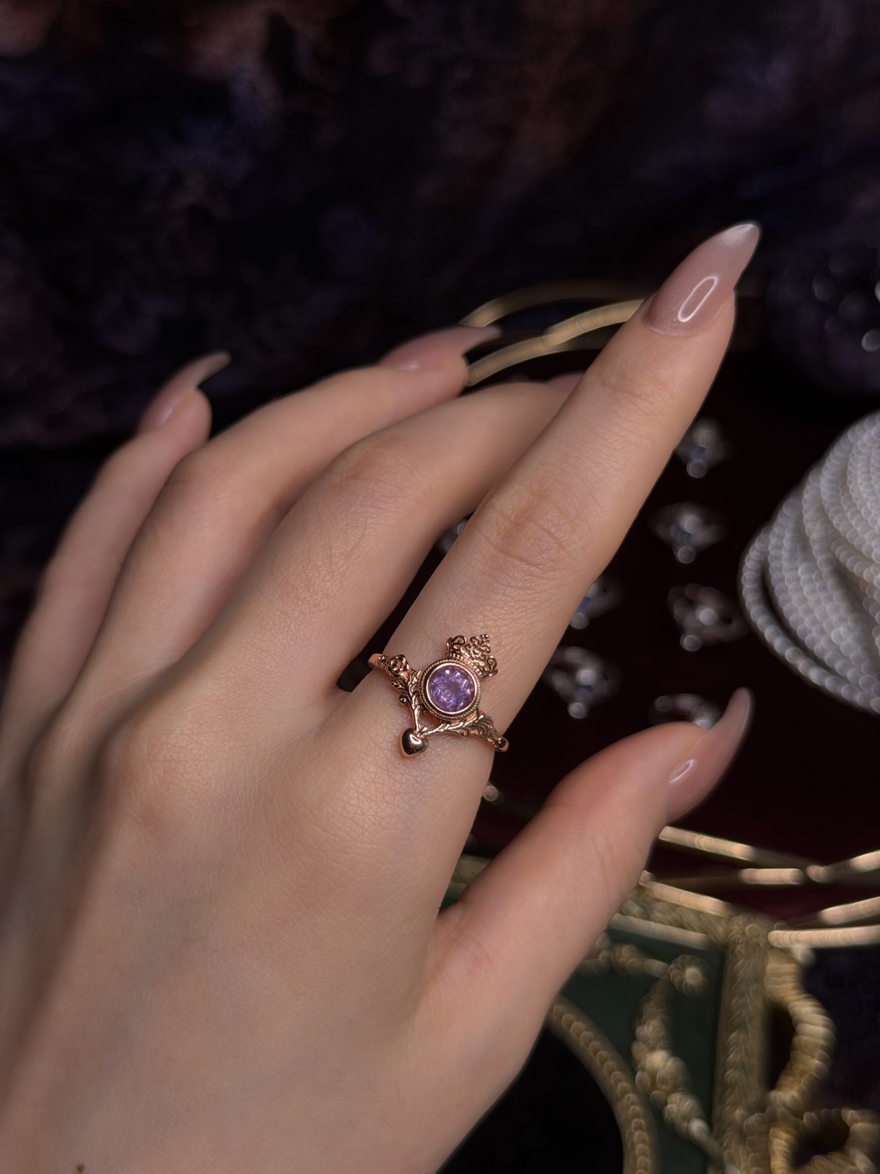 白雪公主 獨家自訂 紫玉晶