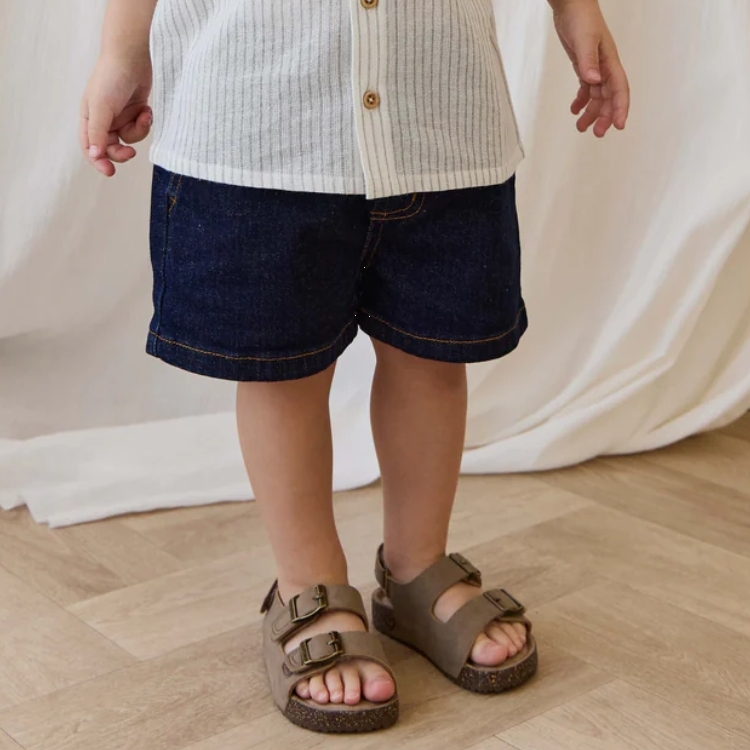 （預購）JAMIEKAY 百搭牛仔短褲 Reid Denim Short - Mid Indigo Denim