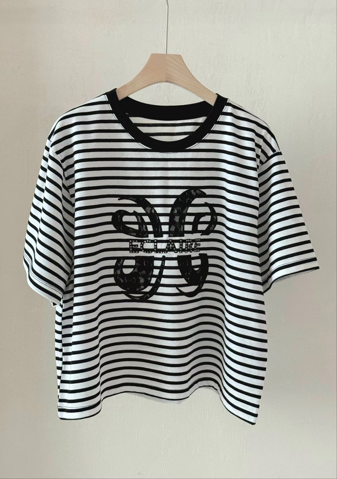 韓國高質蝴蝶圖案top~151AC