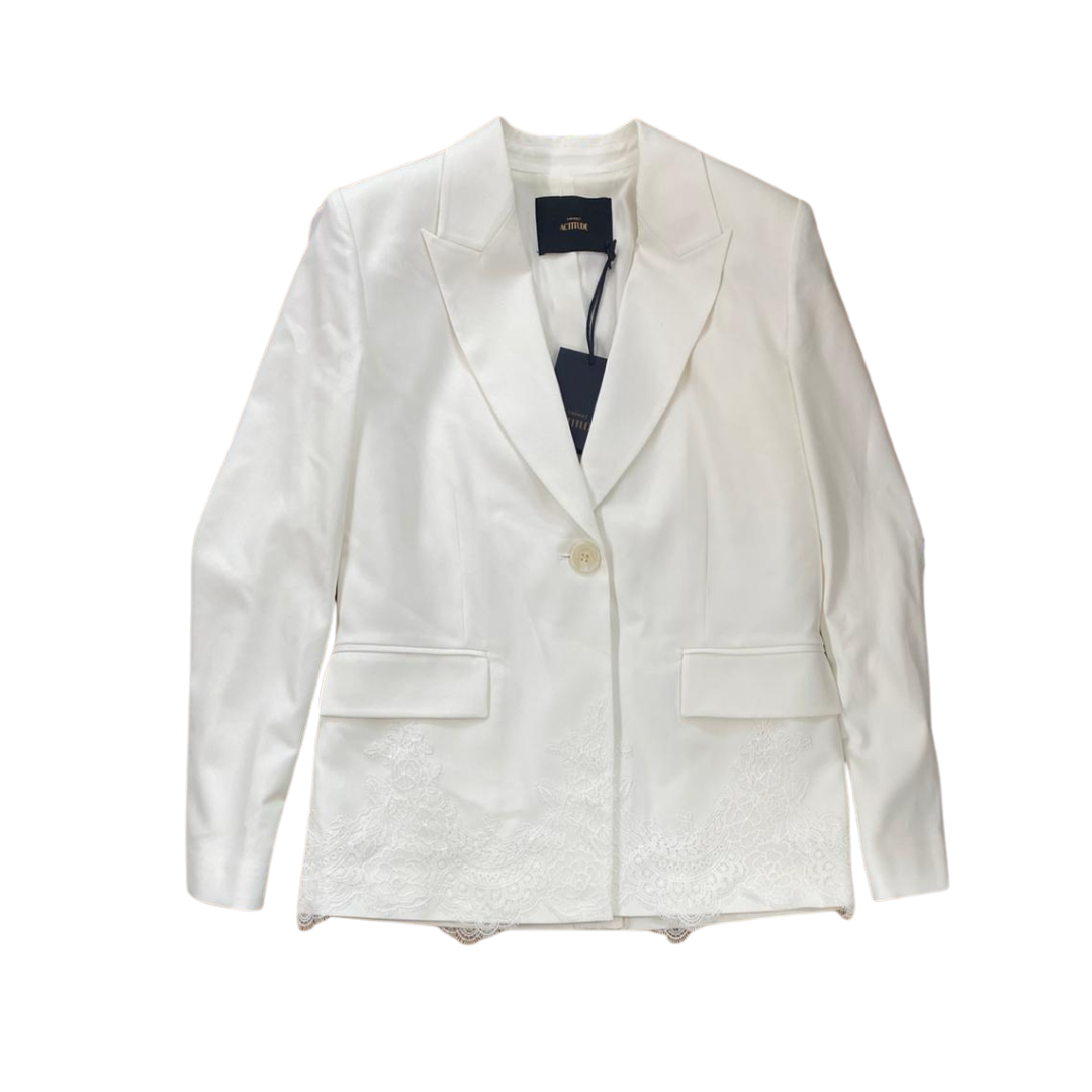 1TS0319-090 [TWINSET] Jacket White #261AP2290 (C-EU-E)