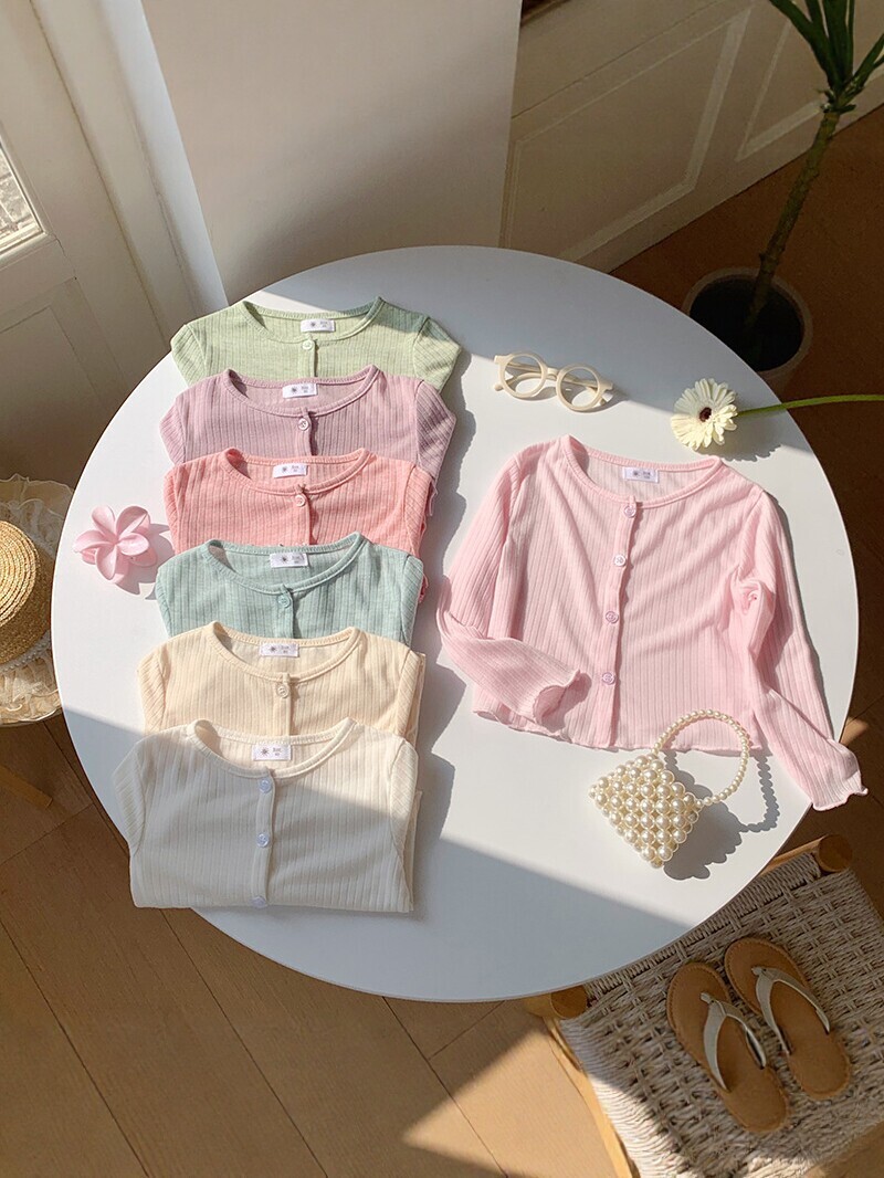 糖果色防曬外套(90-140)