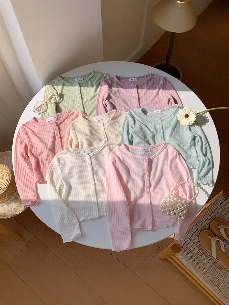 糖果色防曬外套(90-140)