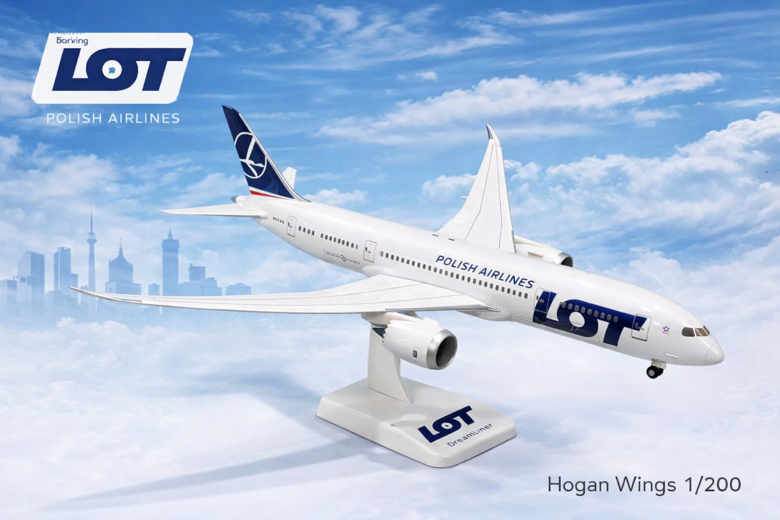 Hogan wings 1/200 波蘭航空 波音787-8 標準塗裝