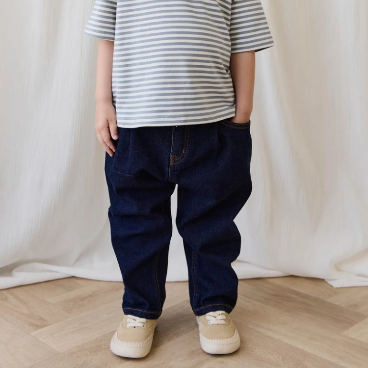 （預購）JAMIEKAY 百搭牛仔錐形褲 Rueben Pant - Mid Indigo Denim