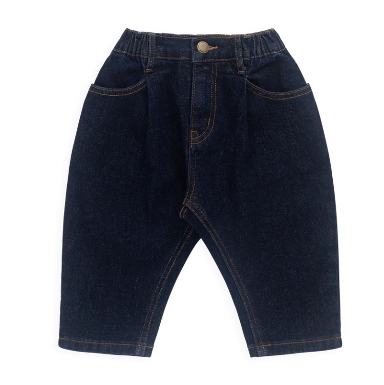 （預購）JAMIEKAY 百搭牛仔錐形褲 Rueben Pant - Mid Indigo Denim