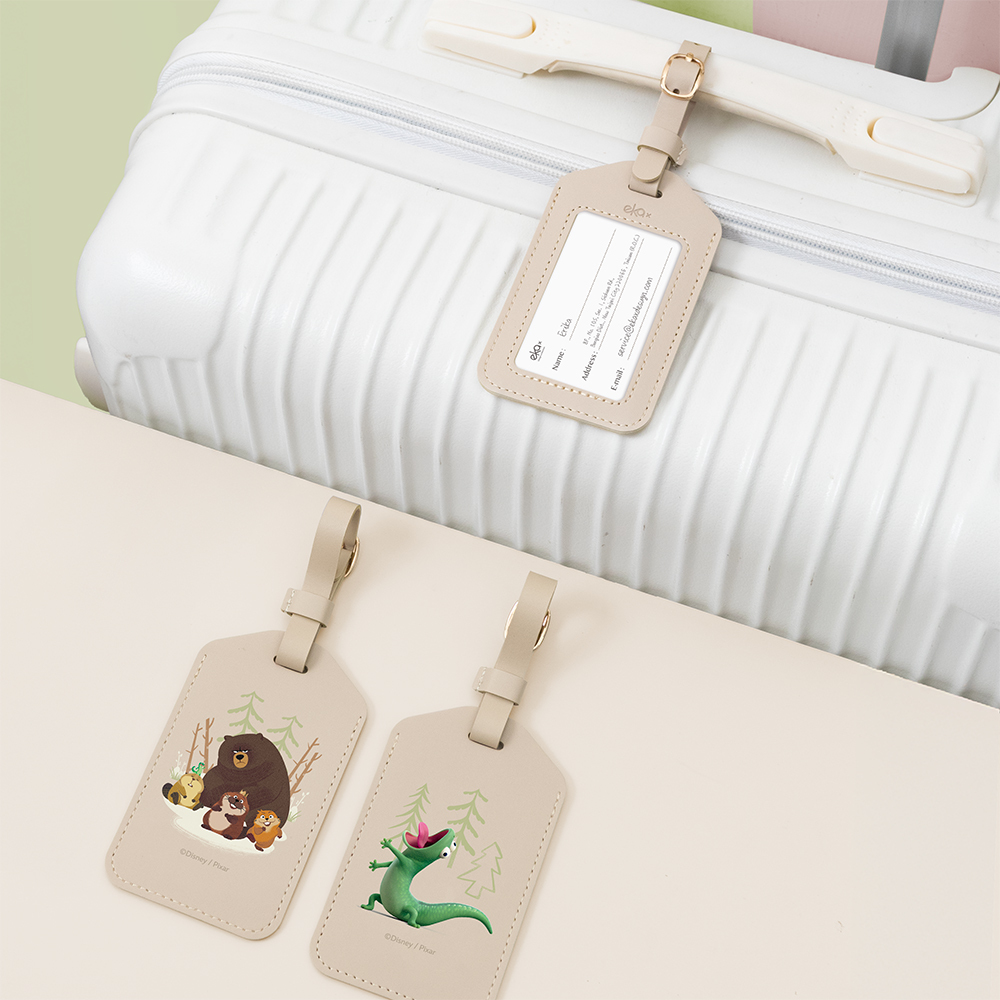 Pixar 狸想世界-輕巧皮革行李吊牌【正版授權】