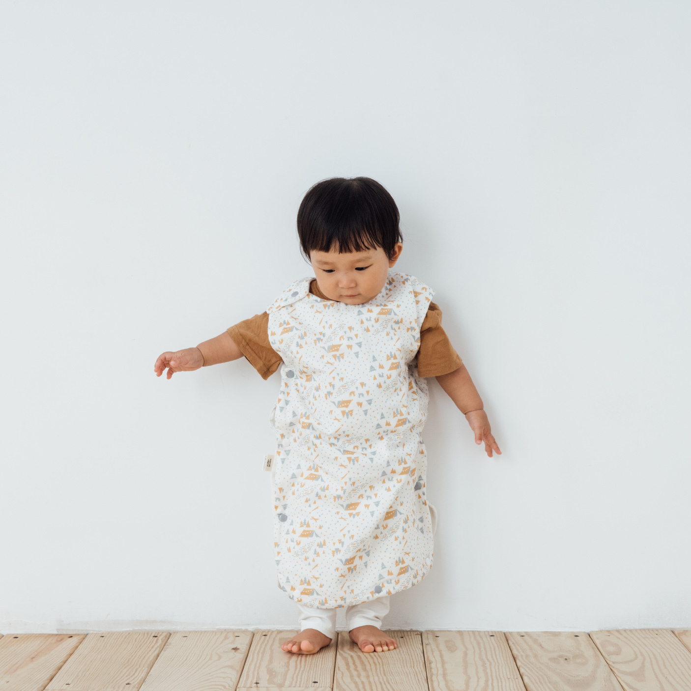 （絕版）寶寶防踢被/限定花色/印花樂x你好工作室 - 露營星空