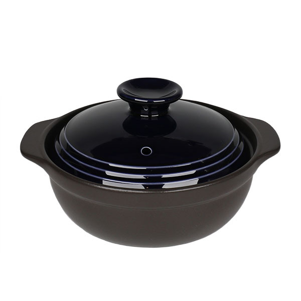 【萬古燒】丹寧藍 6.5號IH土鍋