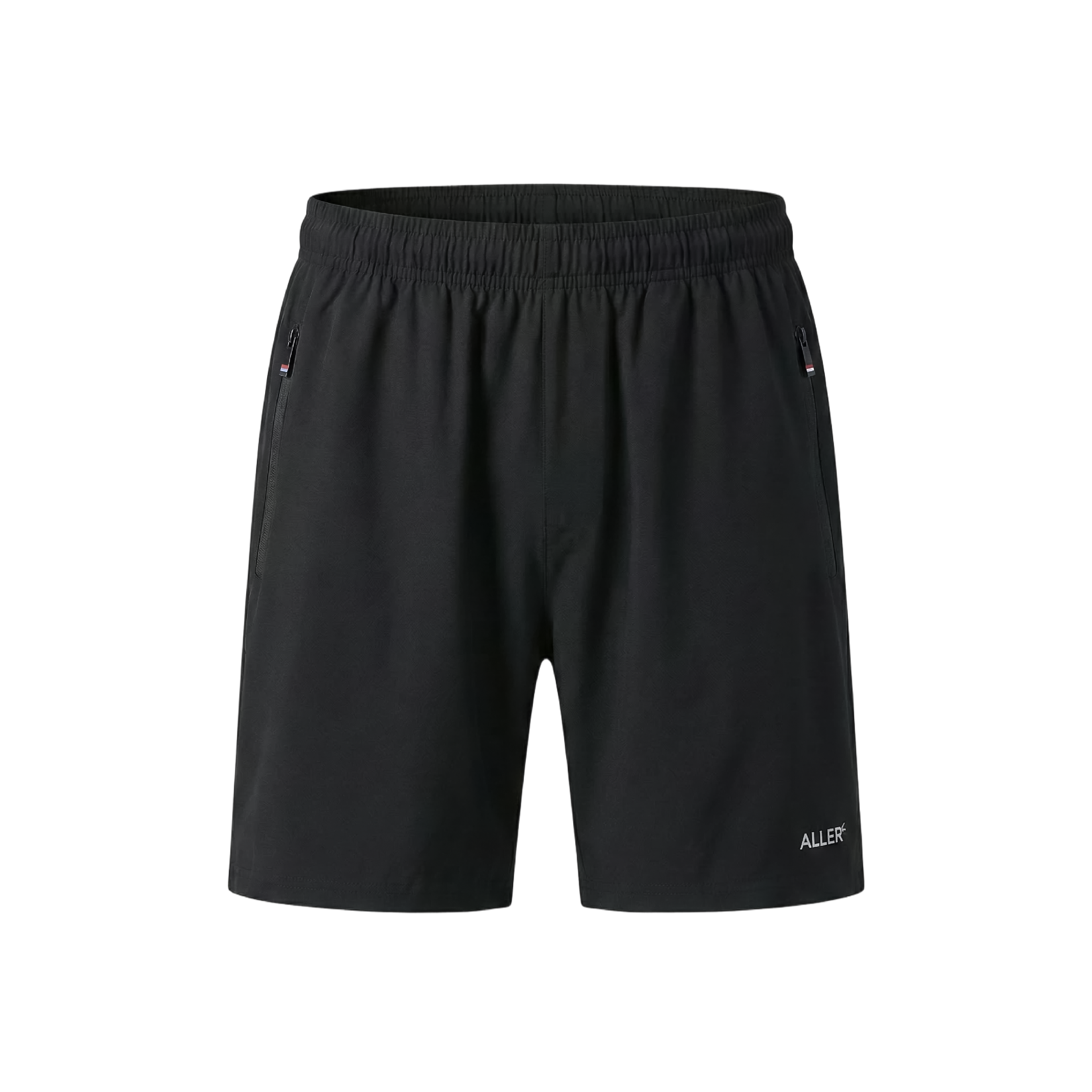 ALLER 宅在家舒適冰涼運動短褲 中性款 (黑色) 運動/排汗透氣/快乾/登山休閒 20CHIF918A