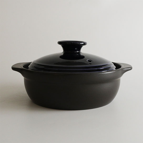 福介商店｜【萬古燒】丹寧藍6.5號IH土鍋