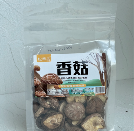 (6869) 長白山香菇 100g（透明袋裝）