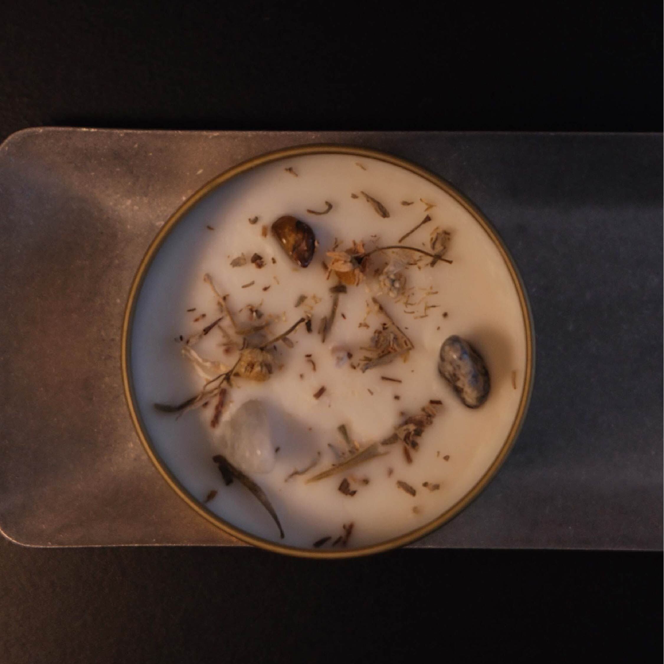 Here 草藥蠟燭-藍鼠尾草