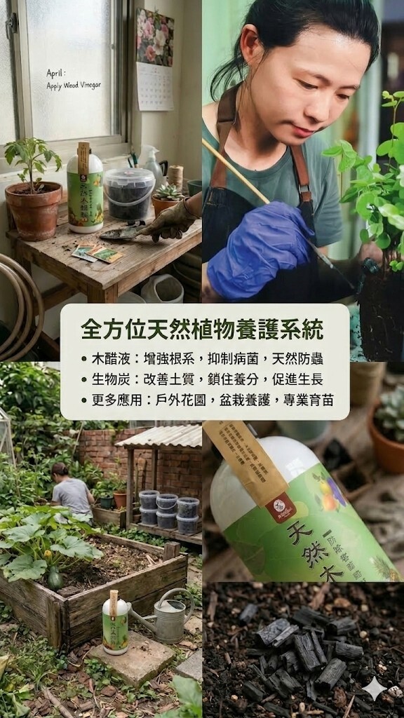【植樹節限定】農業用木酢液1000mL＋生物炭一桶