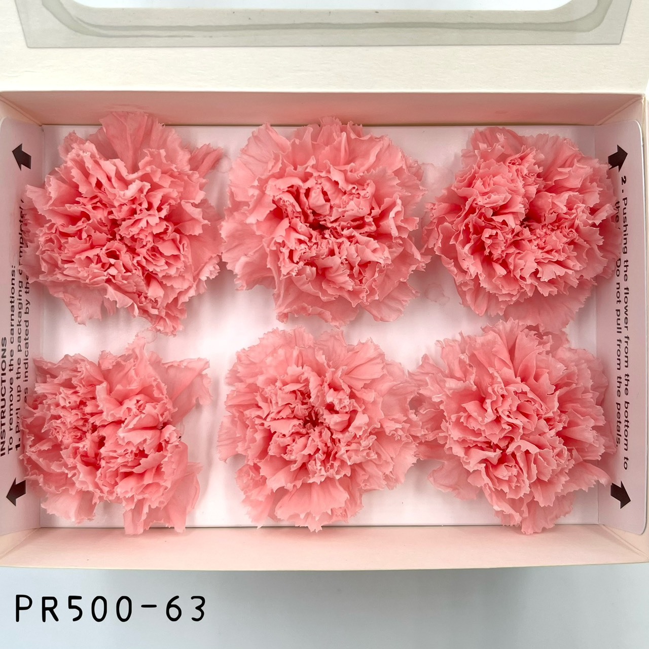 哥倫比亞 VERMEILLE 不凋康乃馨(6朵) PR500-63