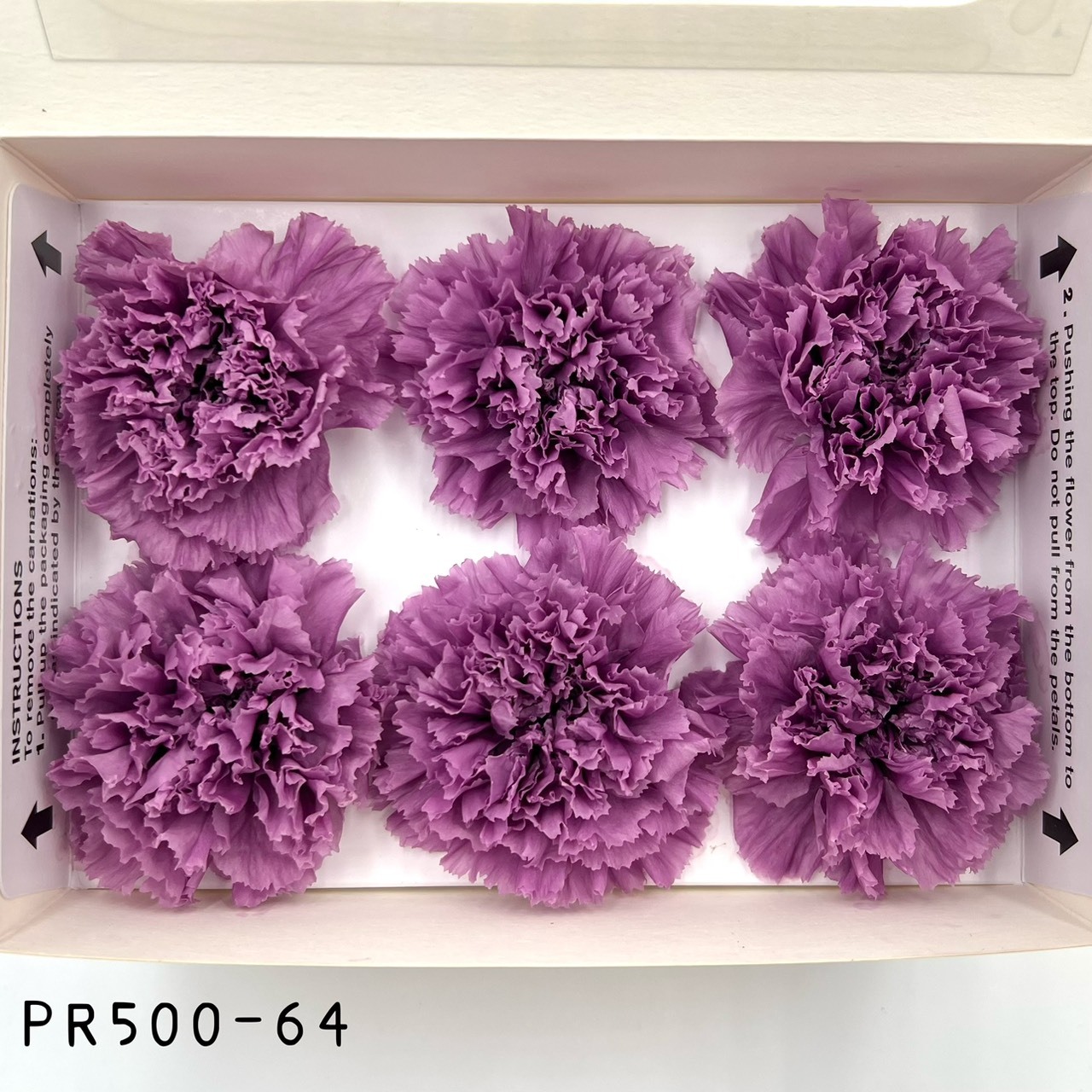 哥倫比亞 VERMEILLE 不凋康乃馨(6朵) PR500-64