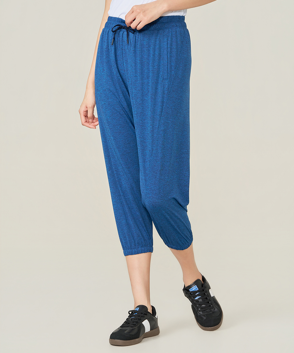 YA系列 快乾柔感女八分束口褲 UE0K0726