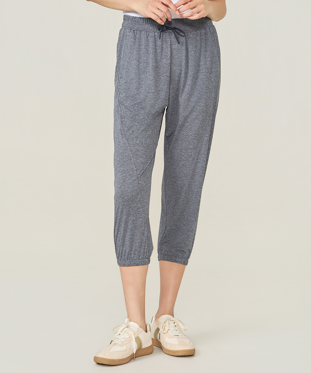 YA系列 快乾柔感女八分束口褲 UE0K0726