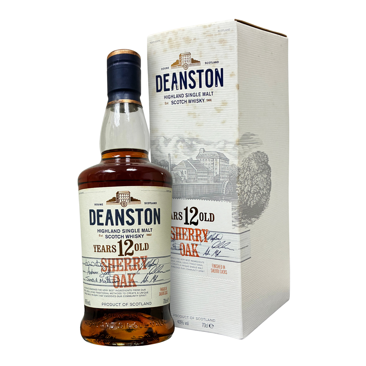Deanston 12 Years Old Sherry Oak 40% (Taiwan Exclusive)