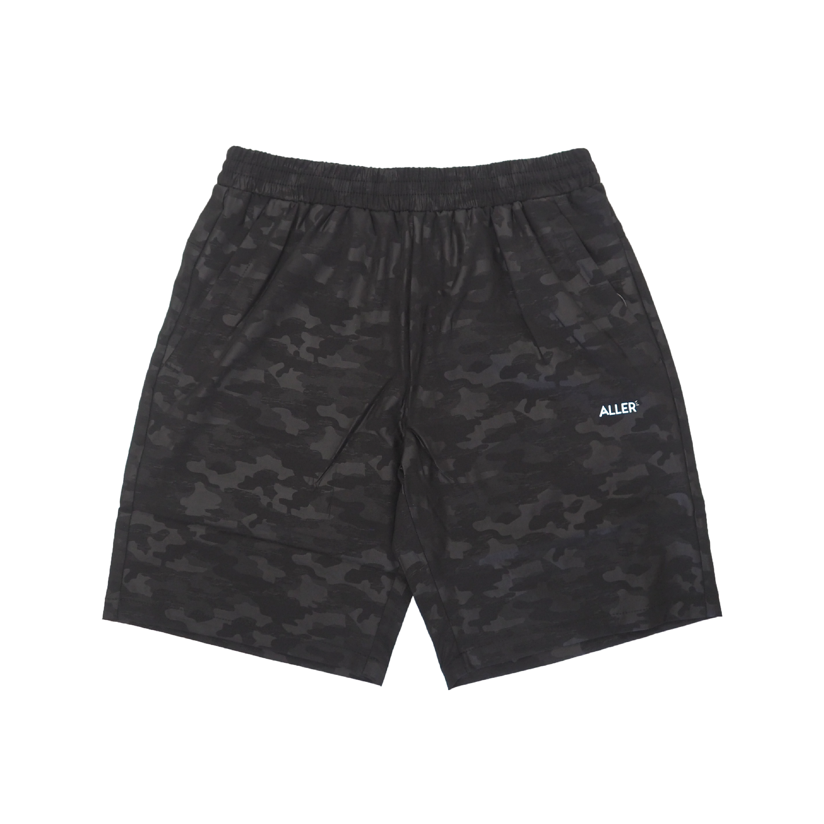 ALLER 迷彩鬆緊排汗短褲 中性款 (3色) 休閒/戶外/日常/透氣 20CZD8851