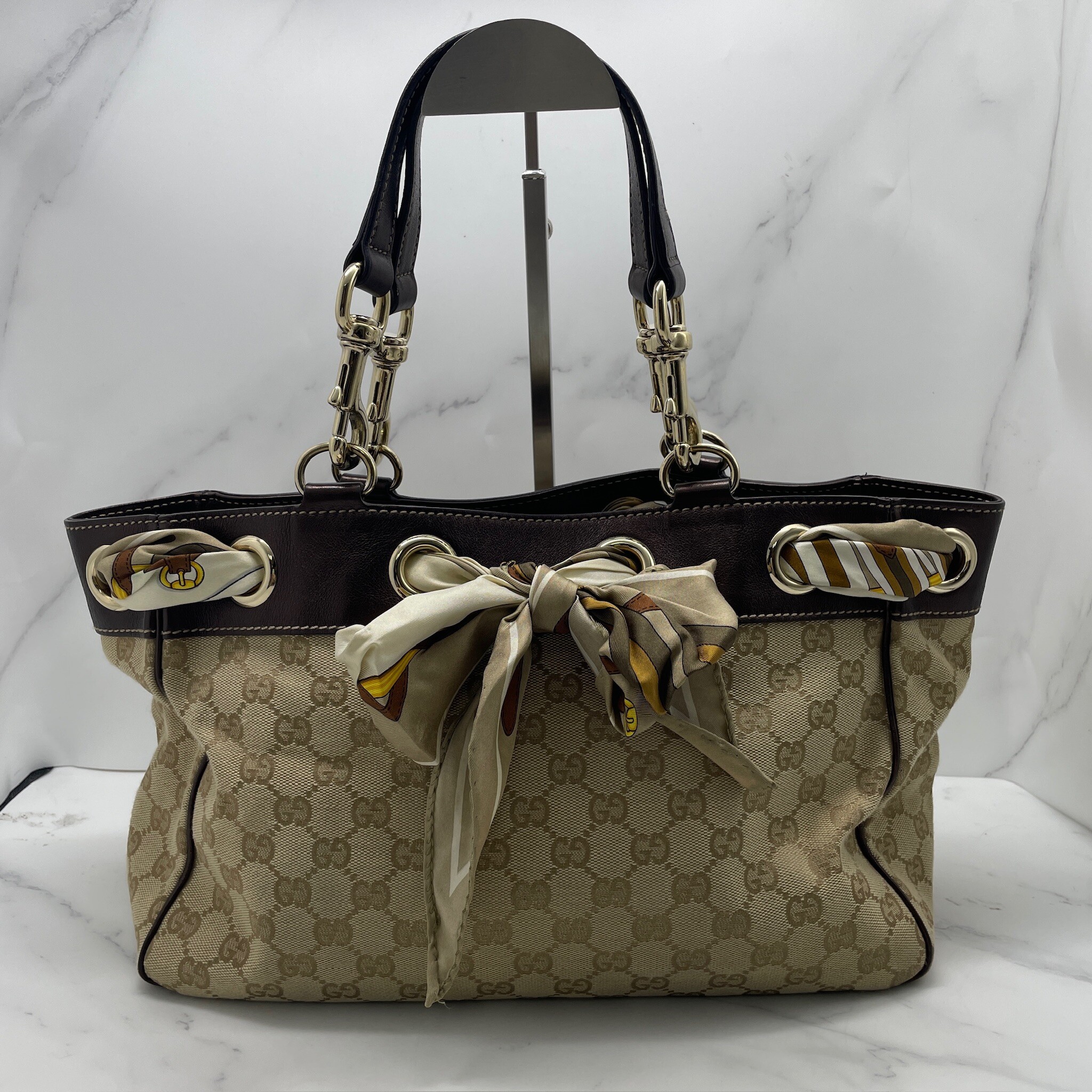 Gucci Positano Scarf Tote