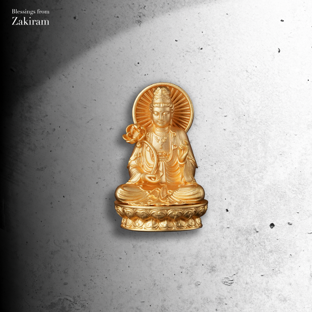 大勢至菩薩 小金尊