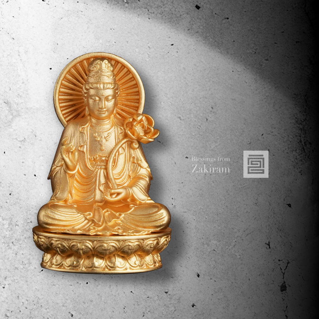 大勢至菩薩 小金尊