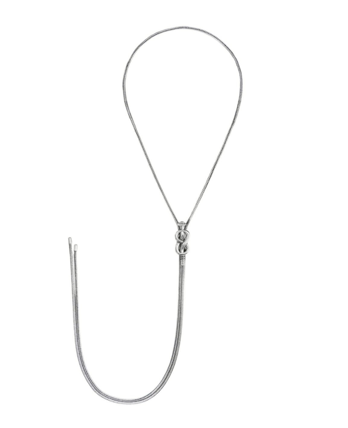 RECOVERY 螺旋結無限保羅領帶 (古銀)