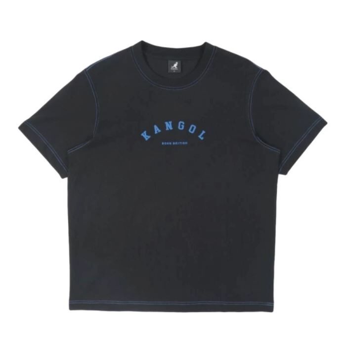 KANGOL 短T 黑藍 經典 圓領T 短袖 中性 6525100220