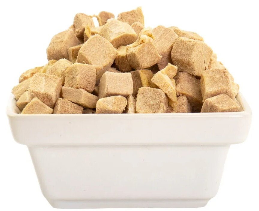 獅子堂 貓狗小食．凍乾鴨肉粒桶裝500g