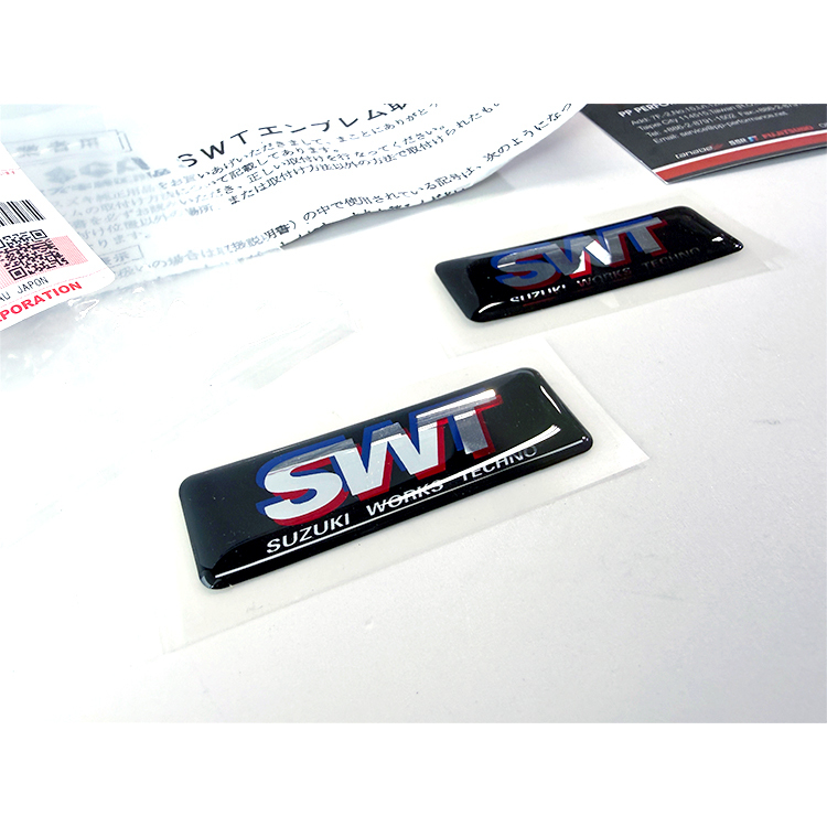 SUZUKI SWT SUZUKI WORKS TECHNO EMBLEM 99000-990SW-998