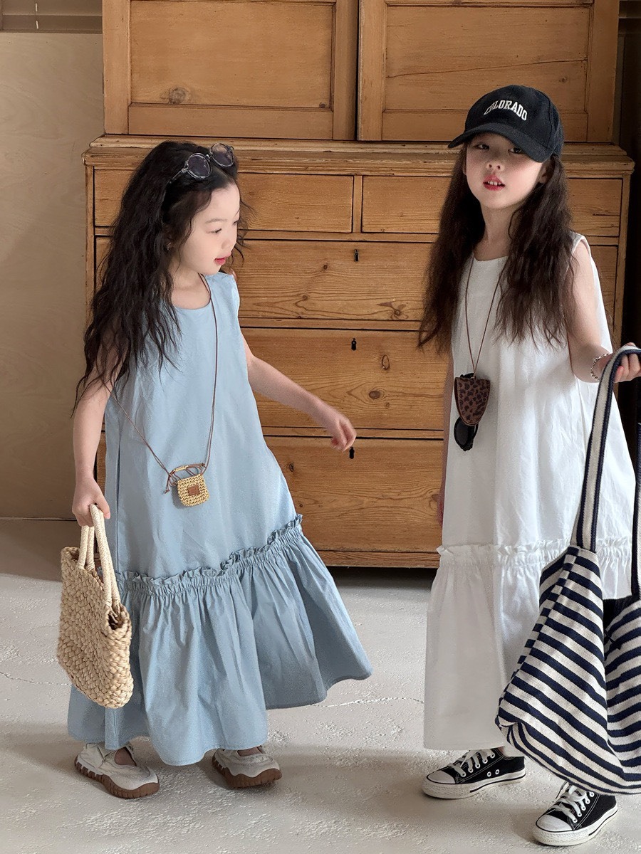 法式無袖露背洋裝