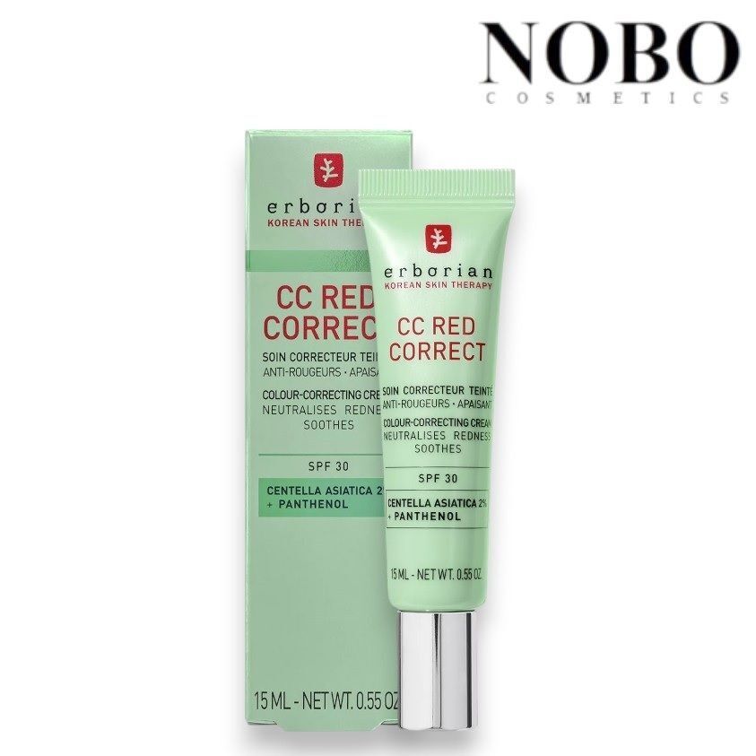 艾博妍 - 積雪草修護CC霜 #綠色 Spf30 [修正紅腫、均勻膚色] 15ml (平行進口)