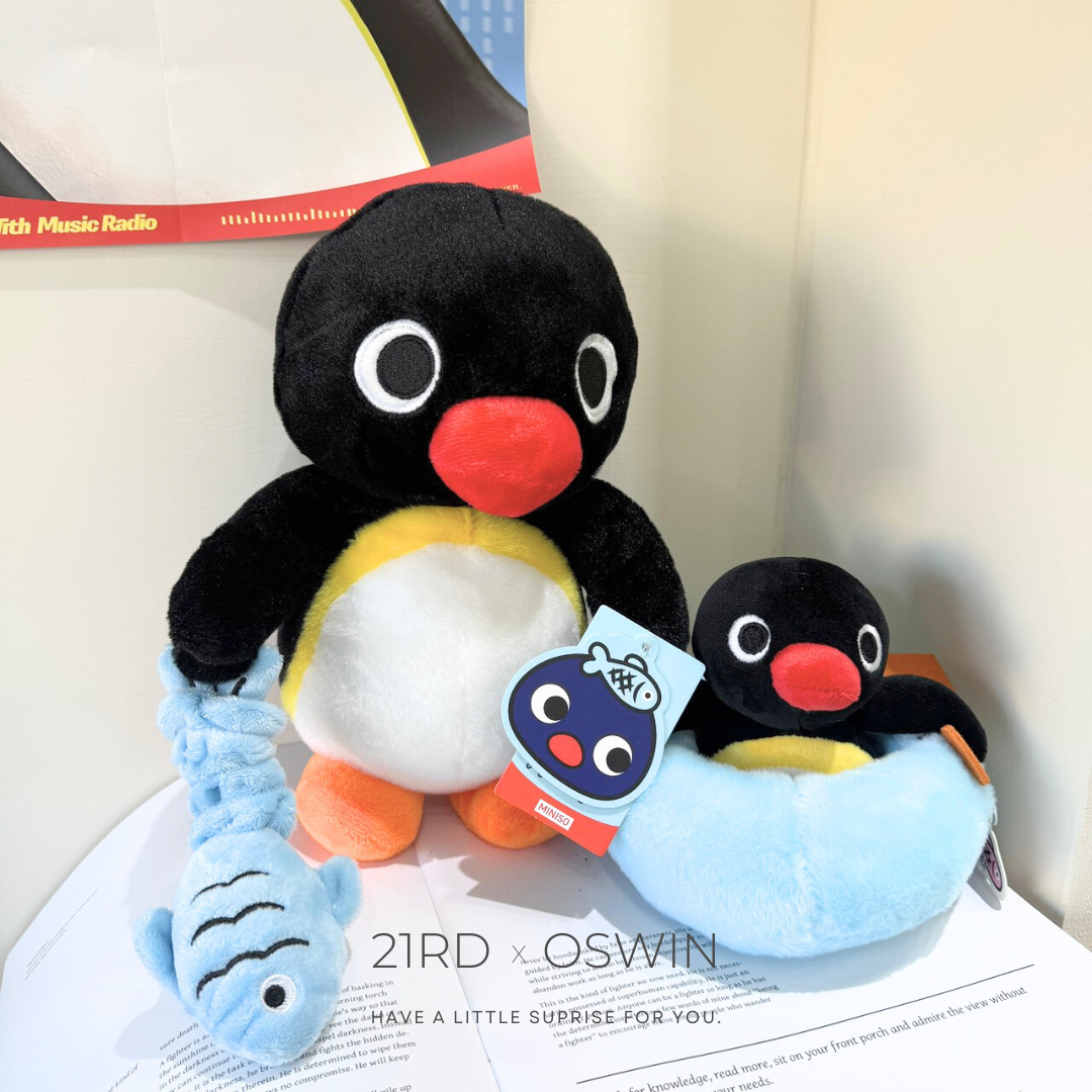 PINGU 企鵝家族 新年 系列 吊飾玩偶