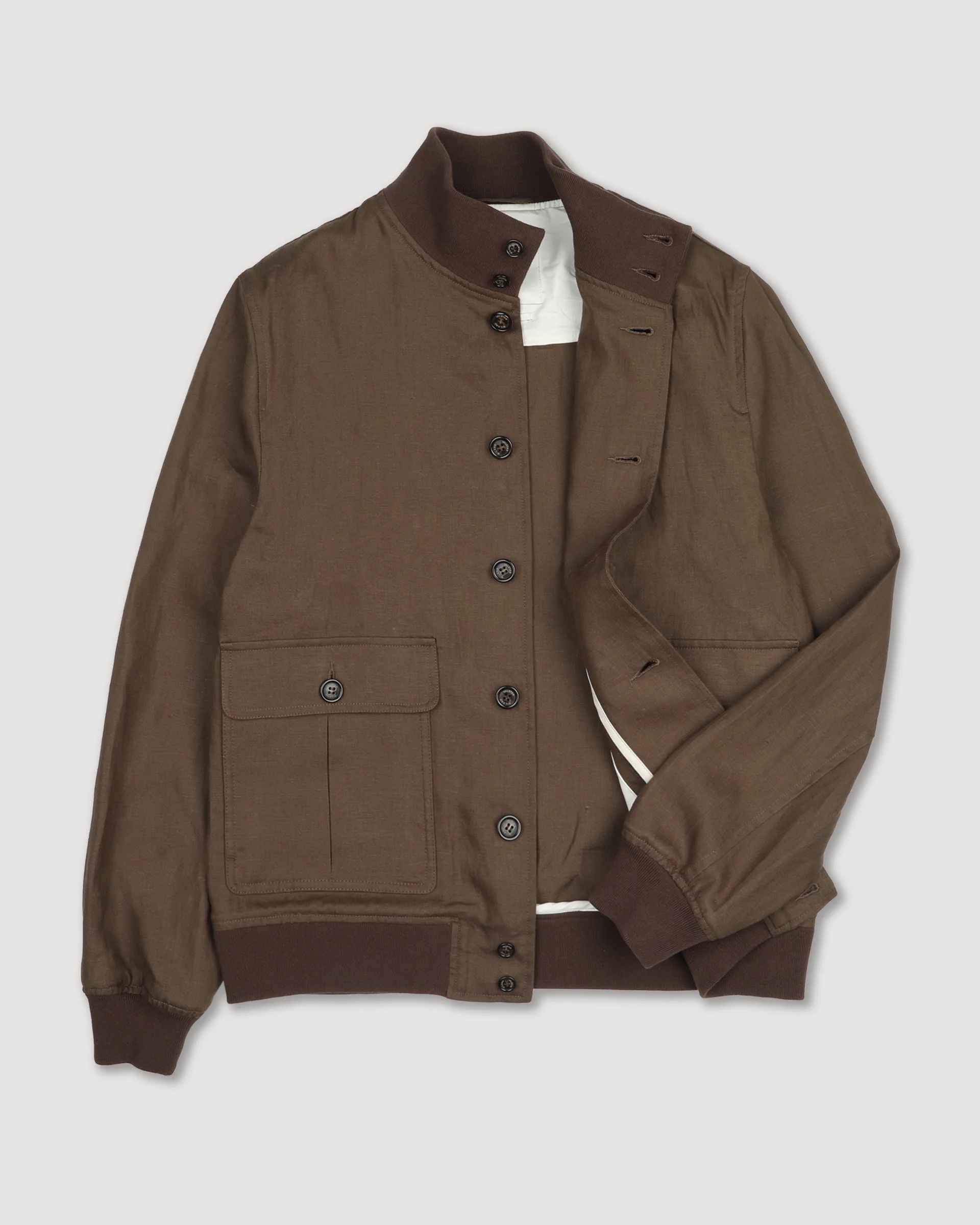 Valstar｜Valstarino Italian Linen Unlined Jacket Caramel