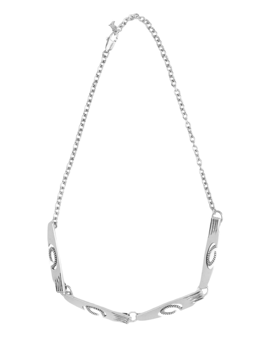 RECOVERY 失能刀子粗短項鍊 (古銀)