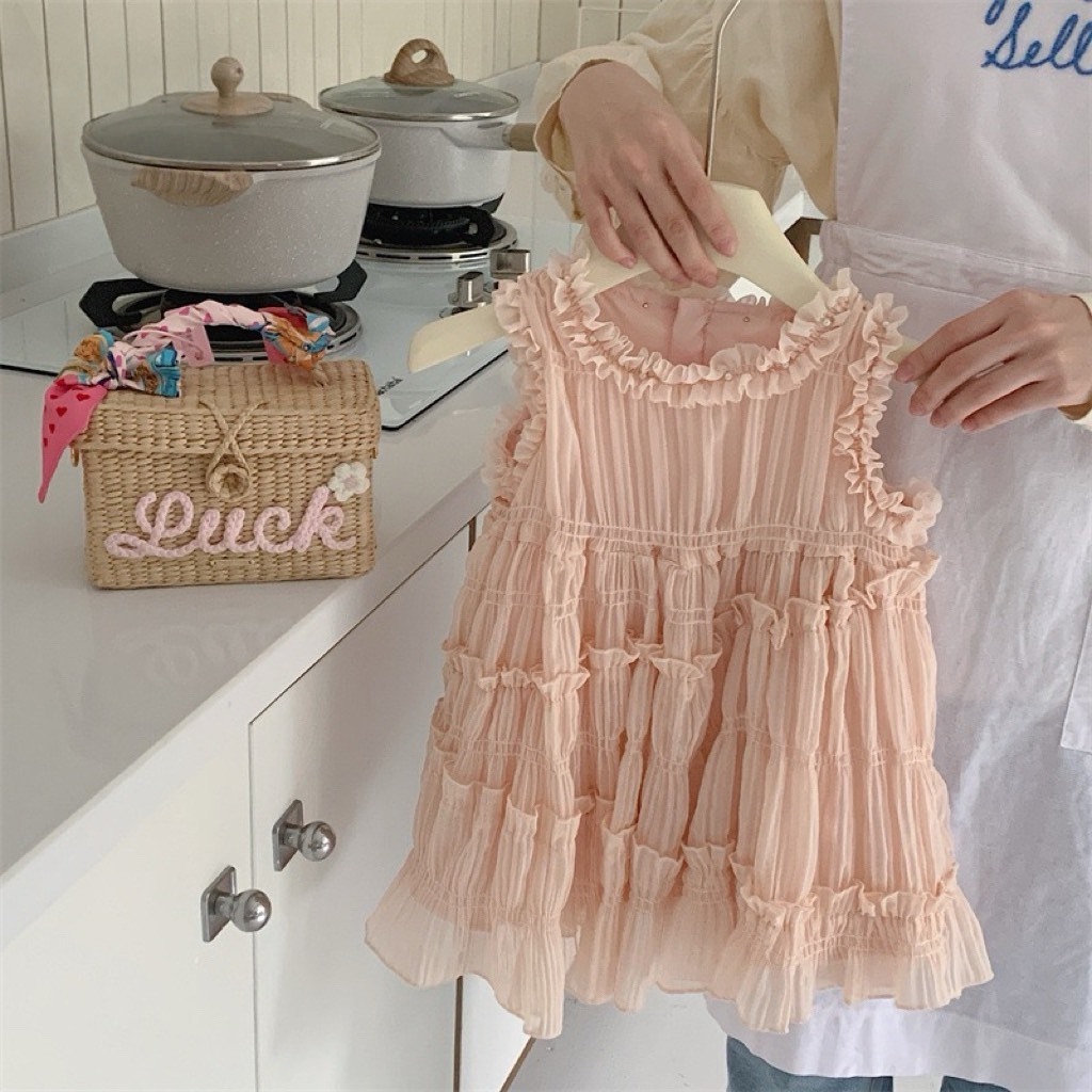 公主風無袖洋裝