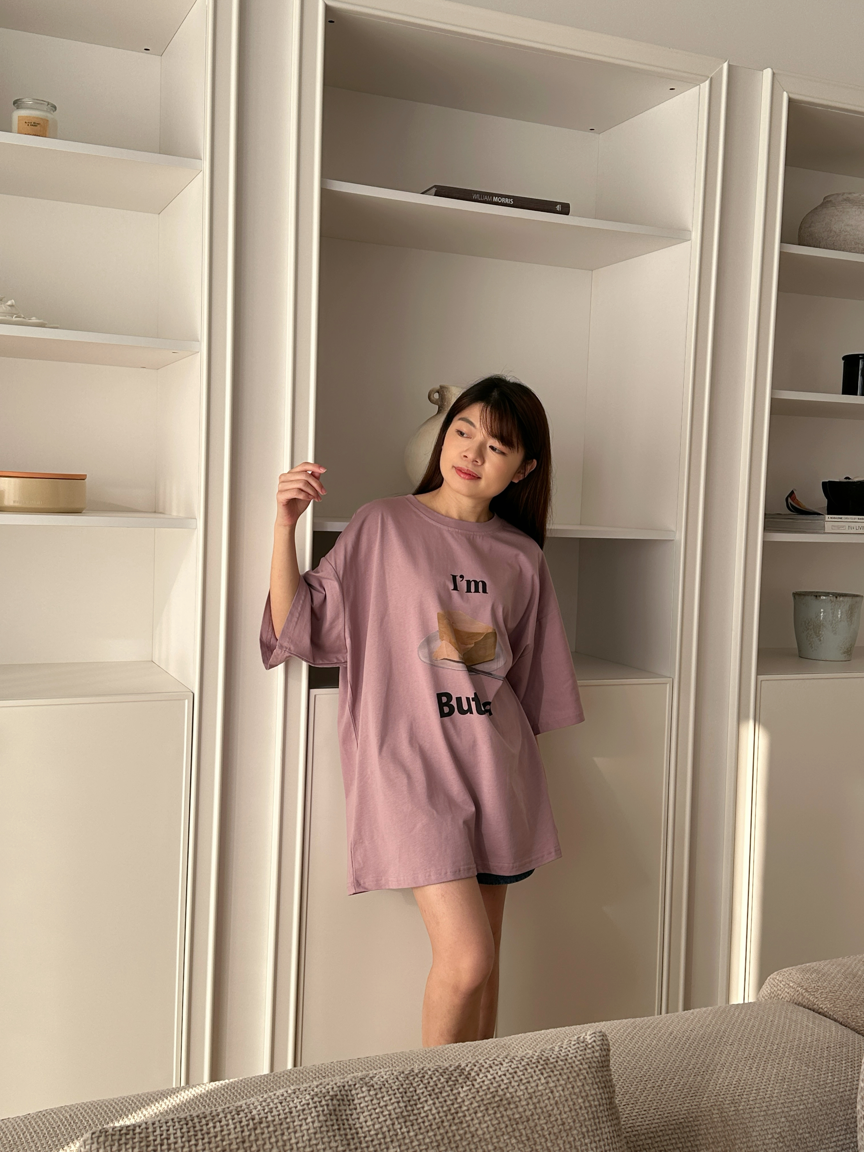 Butter Oversized Tee Yam-2651TSYAM
