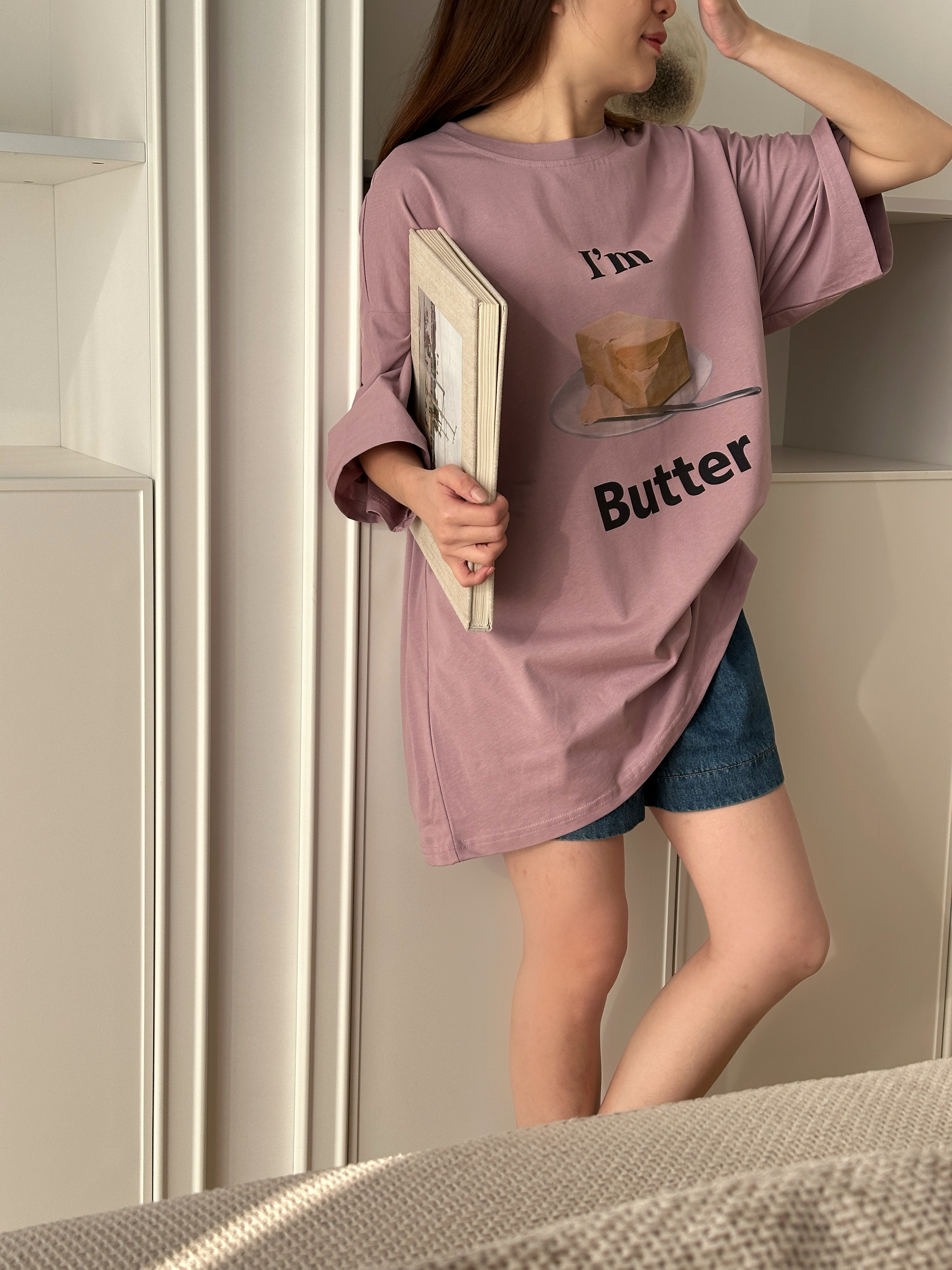 Butter Oversized Tee Yam-2651TSYAM