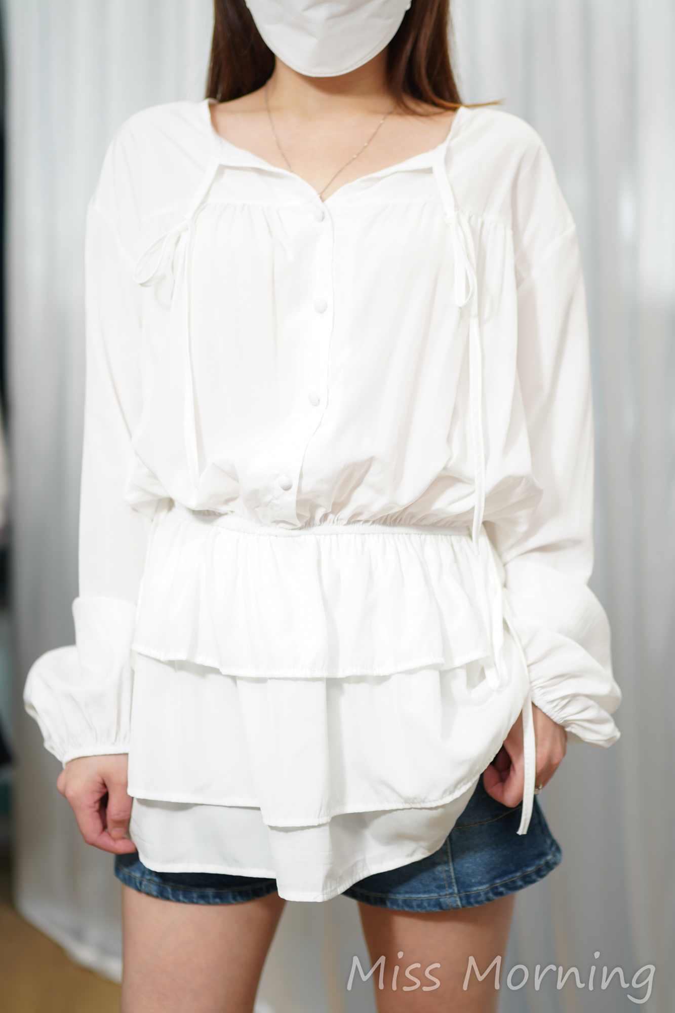 滑身免燙長top(15112)