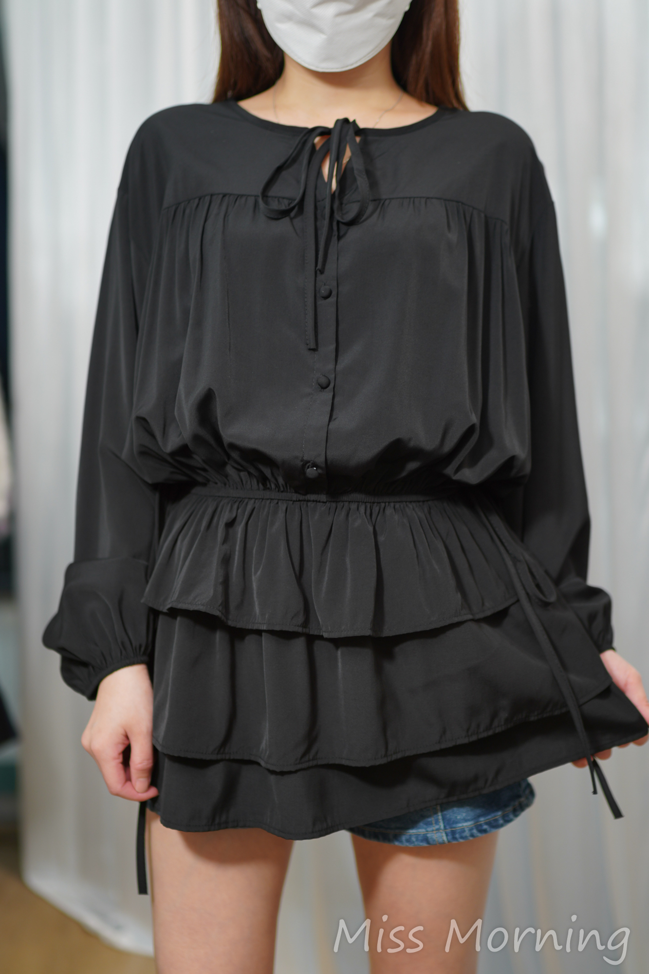 滑身免燙長top(15112)