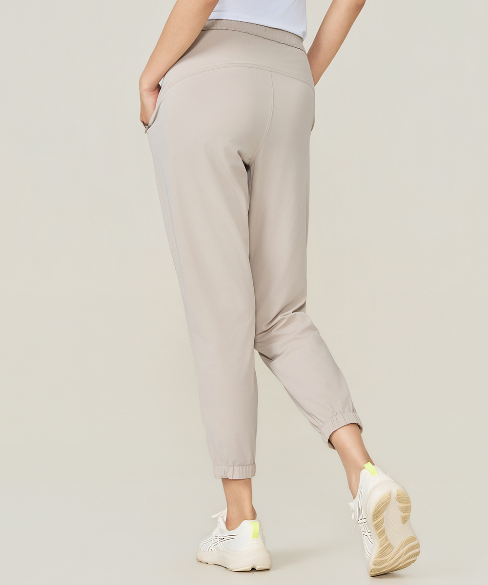 YA系列 特彈涼爽女拉鍊口袋九分褲 UE0K0826