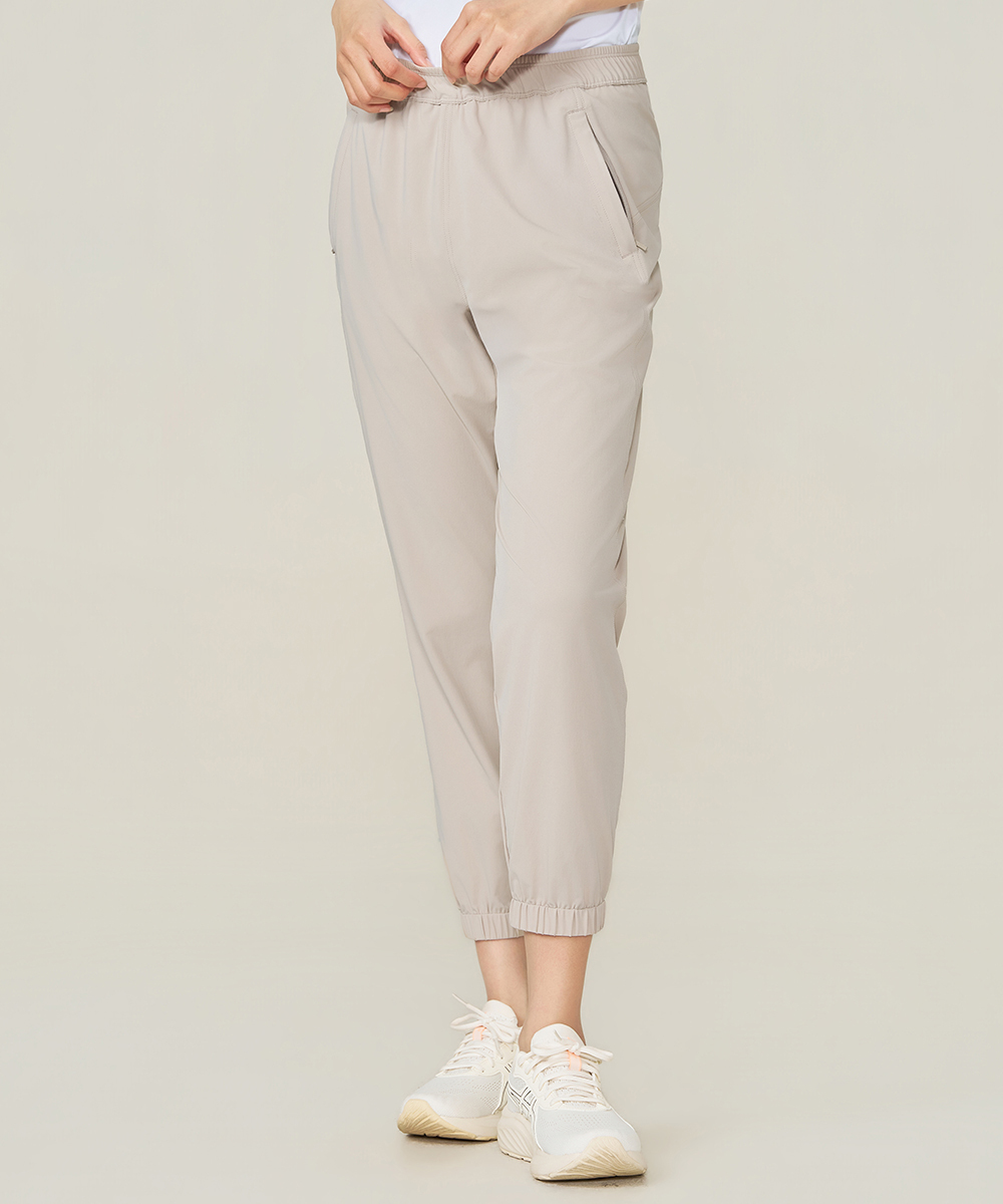 YA系列 特彈涼爽女拉鍊口袋九分褲 UE0K0826