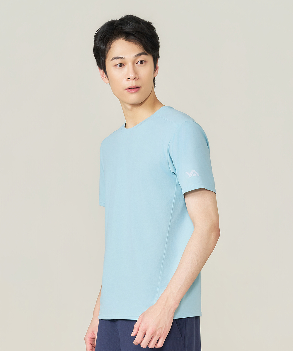 YA系列 高彈棉感男圓領短袖衫 UE128726
