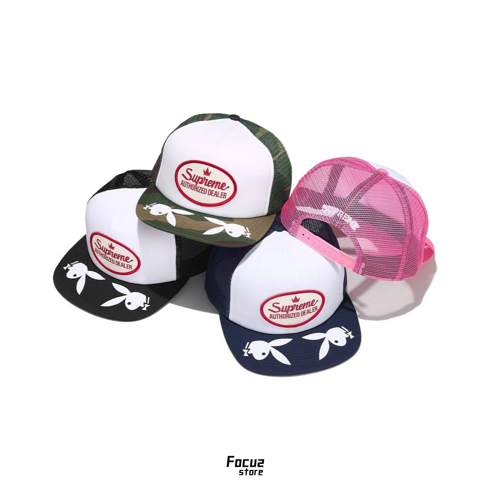 【Focus Store】現貨秒發 Supreme x Playboy® SS26 Week3 Mesh Back 5-Panel 網眼五分割帽 四色