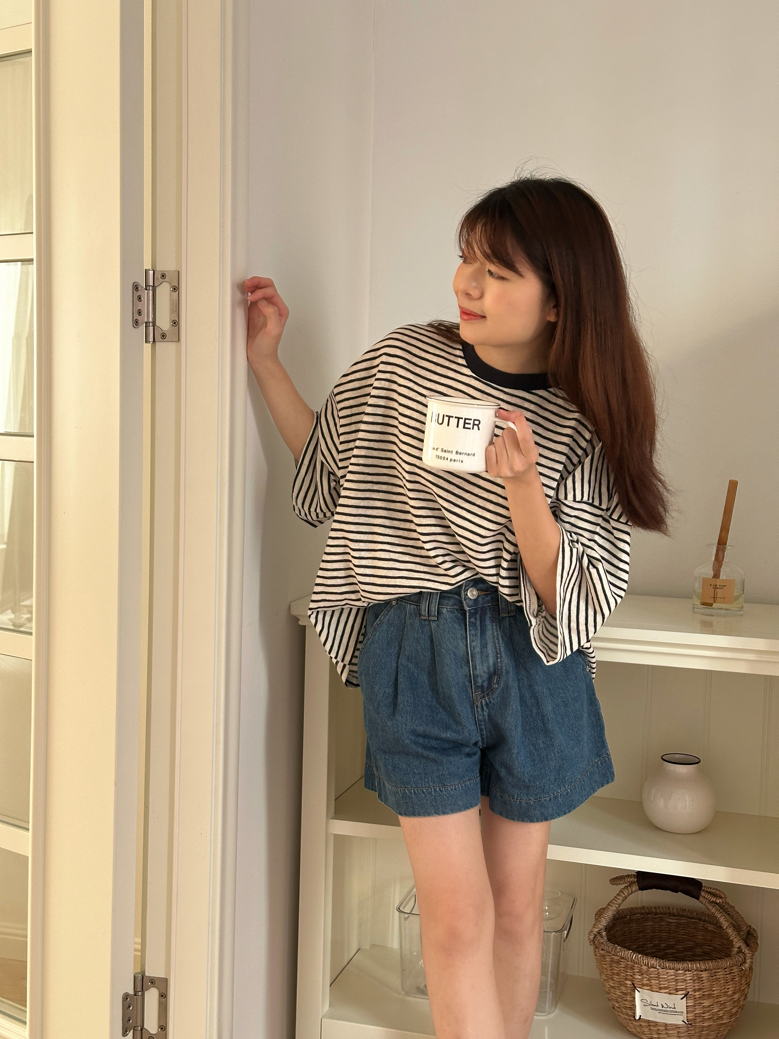 Kelyn Relaxed Tee Striped-2649TSTR