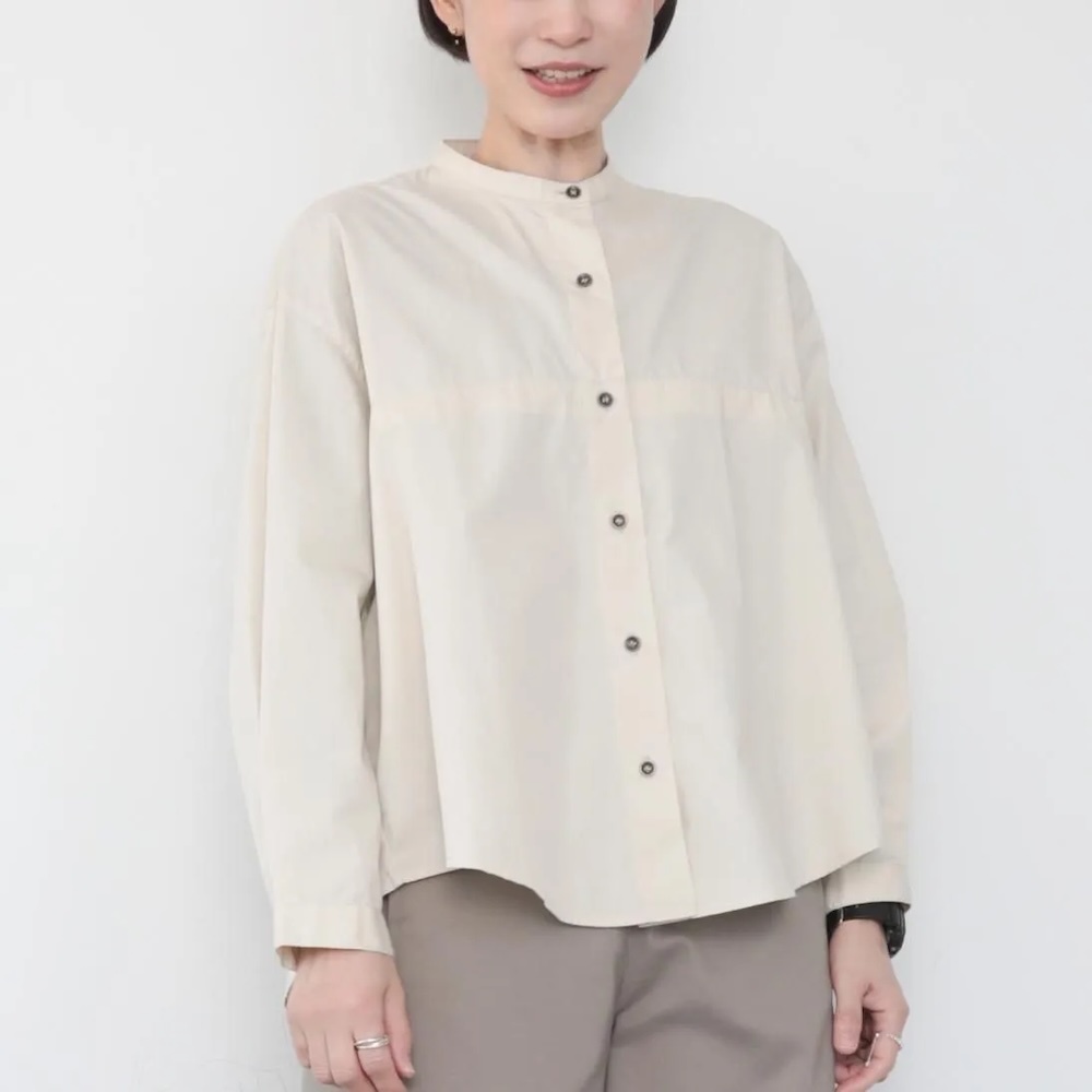 OMAKE.jp 後開衩襯衫BackSlit 象牙白