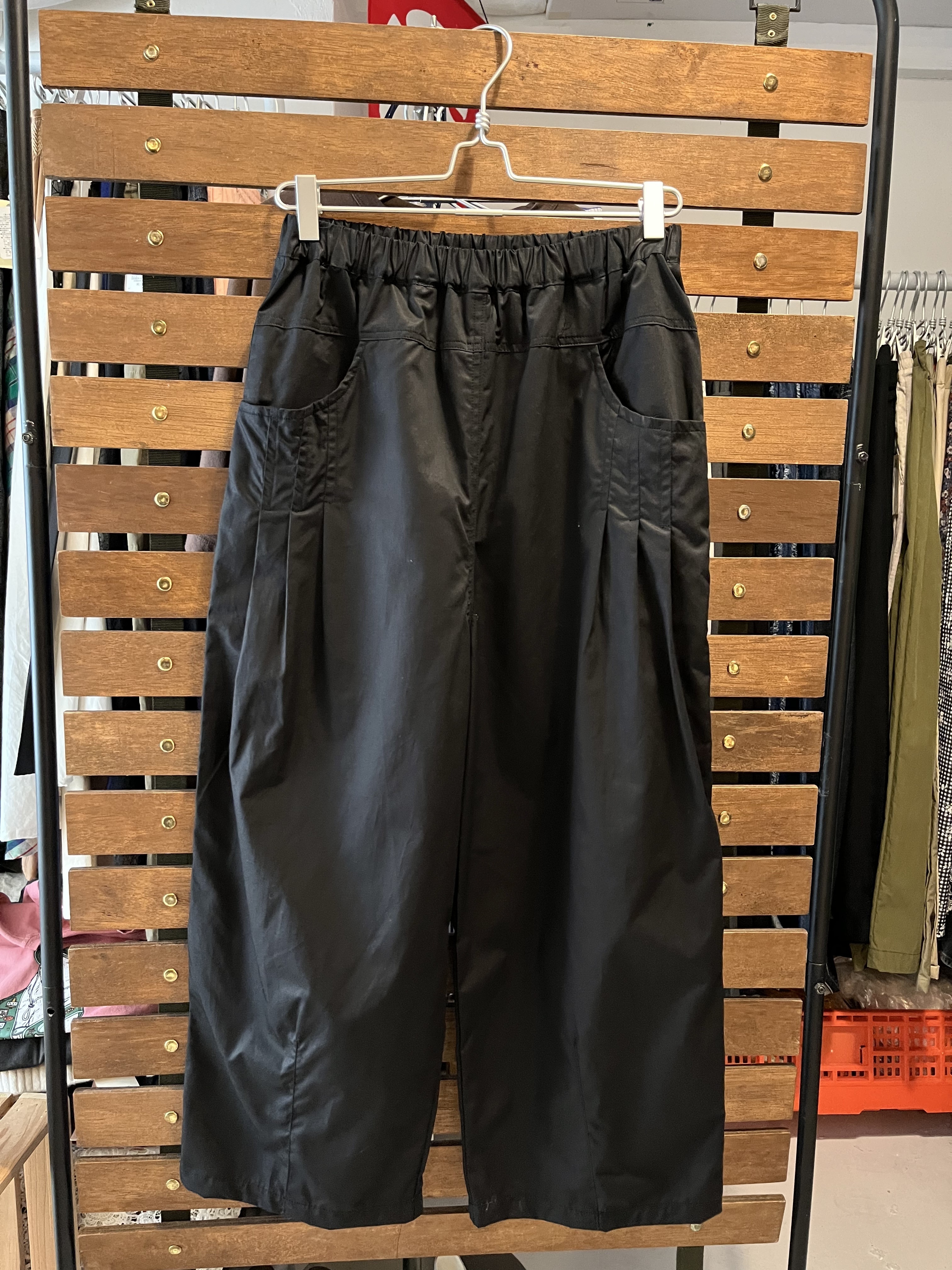 日本製黑色全橡筋褲