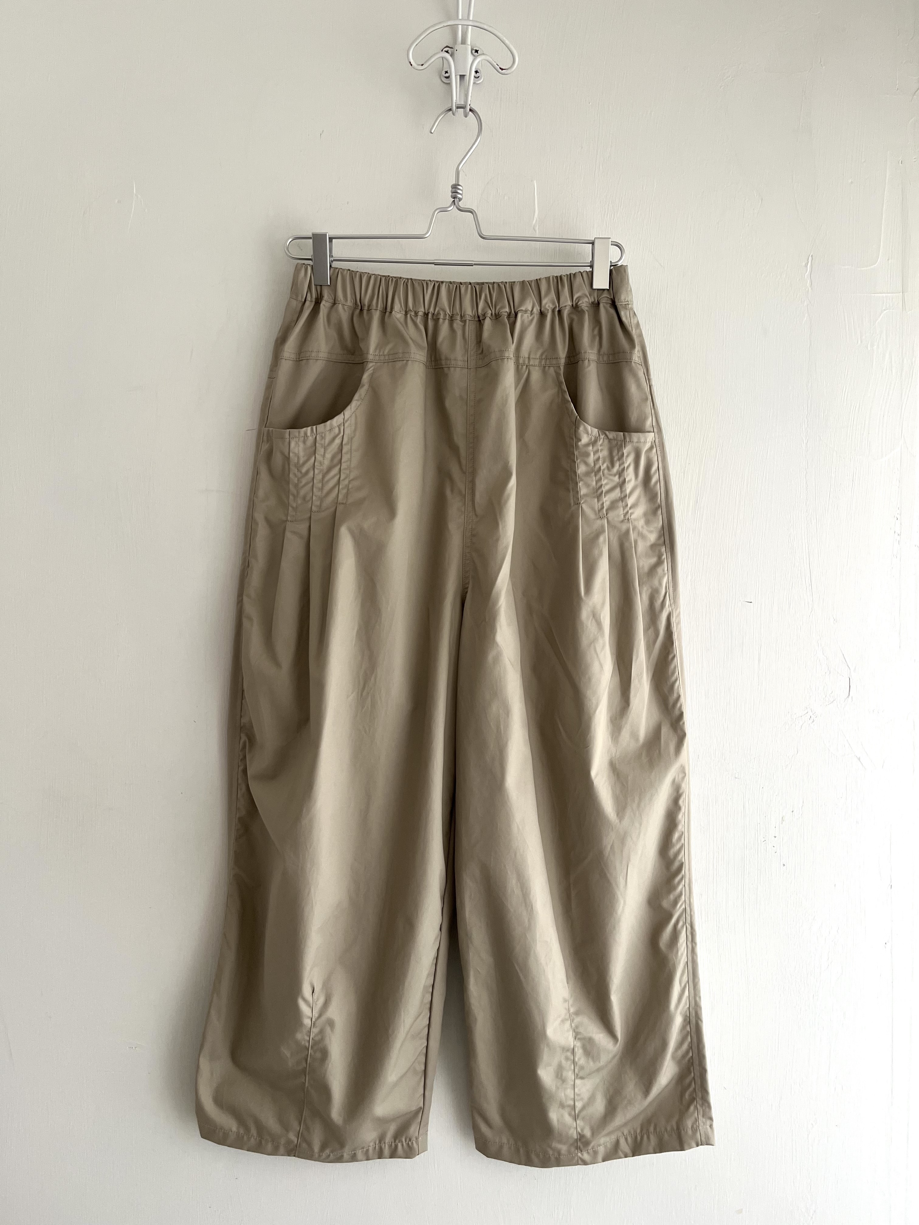 日本製卡其色全橡筋褲